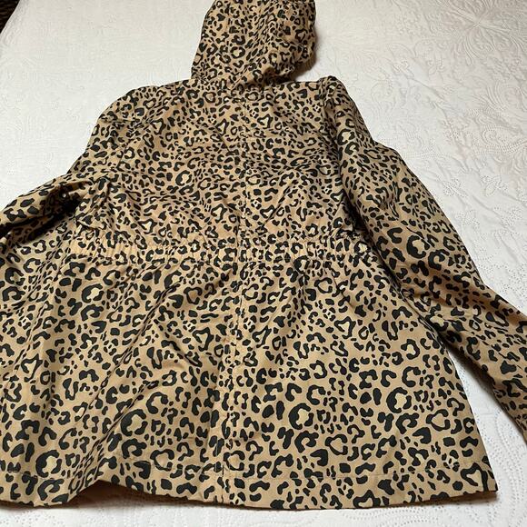 Jessica Simpson Leopard Anorak Jacket Size 10/12 - Picture 3 of 6
